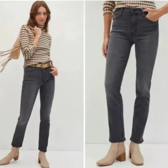 MOTHER The Dazzler Mid Rise Ankle Jeans-Lighting Up Lanterns - Picture 2 of 9